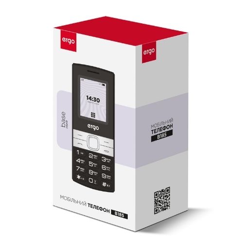 Мобільний телефон ERGO B185 Dual Sim Black