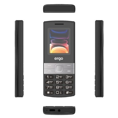 Мобільний телефон ERGO B185 Dual Sim Black